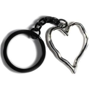 Heart Keychains for Women - Crooked Heart Keychain